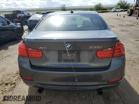 2013 BMW 3 Series 335i xDrive with VIN WBA3B9C55DF140791, listed as a Copart auction lot 56216555 with 135,095 mi miles and Salvage title. Bid and sale history available at DreamBid. Image 6.