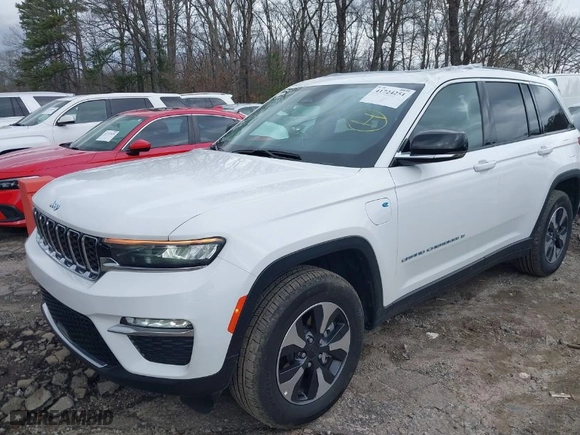 2024 Jeep Grand Cherokee 4xe Anniversary Edition with VIN 1C4RJYB69RC720946, listed as a IAAI auction lot 41724251 with 21,466 mi miles. Bid and sale history available at carsss.com. Image 2.