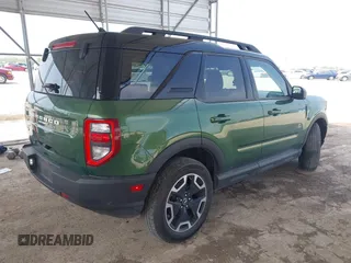 2023 Ford Bronco Sport Outer Banks with VIN 3FMCR9C62PRD07084, listed as a IAAI auction lot 41914187 with 21,256 mi miles and . Bid and sale history available at DreamBid. Image 4.