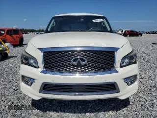 2016 Infiniti QX80 z VIN JN8AZ2NE7G9125016, wystawiony jako Copart lot #58667665 z przebiegiem 114 655 mil mil oraz Szkoda całkowita • Salvage title. Historia ofert i sprzedaży dostępna na DreamBid. Obrazek 5.