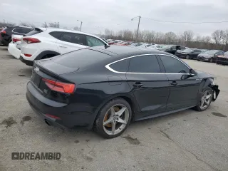 2018 Audi A5 Sportback Premium with VIN WAUDNCF53JA009002, listed as a Copart auction lot 81387833 with 81,885 mi miles. Bid and sale history available at carsss.com. Image 3.