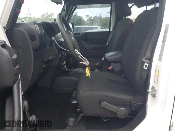 2018 Jeep Wrangler JK Unlimited Sport S with VIN 1C4BJWDG4JL814586, listed as a Copart auction lot 78290194 with 73,125 mi miles and Salvage Title. Bid and sale history available at carsss.com. Image 7.