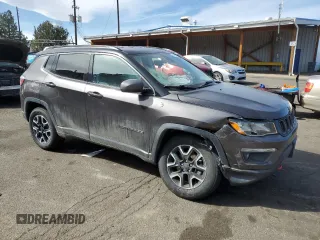 2019 Jeep Compass Trailhawk with VIN 3C4NJDDB2KT799842, listed as a Copart auction lot 50092085 with 86,114 mi miles and Salvage Title. Bid and sale history available at carsss.com. Image 4.