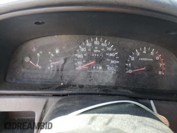 1997 Nissan Frontier XE with VIN 1N6SD11S2VC383896, listed as a Copart auction lot 50420165 with 285,970 mi miles and Salvage title. Bid and sale history available at DreamBid. Image 9.