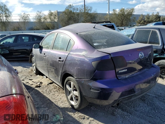 2004 Mazda 3 i with VIN JM1BK12F741158510, listed as a Copart auction lot 46554845 with Not Provided miles and Salvage Title. Bid and sale history available at DreamBid. Image 2.