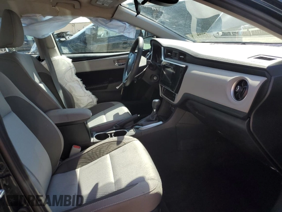 2019 Toyota Corolla L with VIN 2T1BURHE8KC175137, listed as a Copart auction lot 53985305 with 51,200 mi miles and Salvage Title. Bid and sale history available at DreamBid. Image 7.