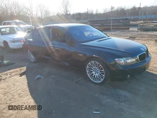 2007 BMW 7 Series 750Li with VIN WBAHN83517DT65412, listed as a IAAI auction lot 41400220 with 99,965 mi miles. Bid and sale history available at carsss.com. Image 1.