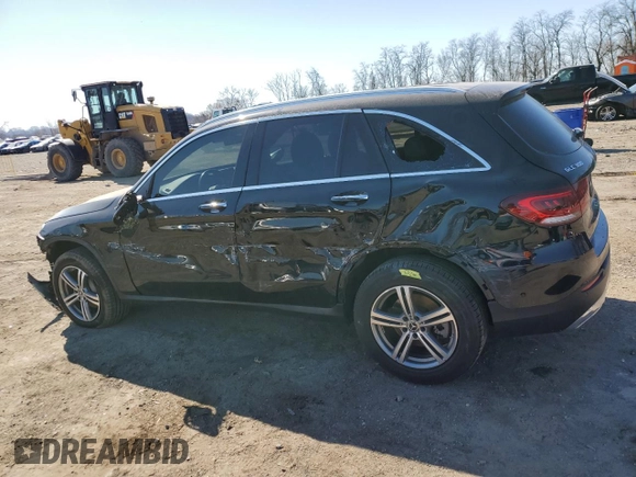 2022 Mercedes-Benz GLC 300 with VIN W1N0G8EB9NV367082, listed as a Copart auction lot 48414465 with 55,140 mi miles and Salvage Title. Bid and sale history available at DreamBid. Image 2.