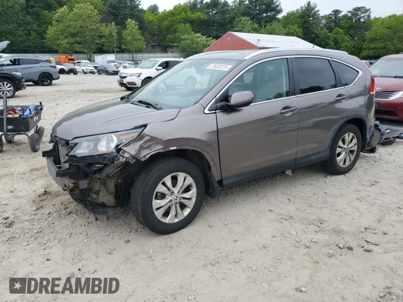 2013 Honda CR-V EX-L z VIN 5J6RM4H70DL010742, wystawiony jako Copart lot #57632075 z przebiegiem 214 178 mil mil oraz Tytuł czysty. Historia ofert i sprzedaży dostępna na DreamBid. Obrazek 1.