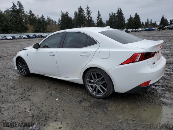 2016 Lexus IS 350 with VIN JTHCE1D25G5010177, listed as a Copart auction lot 50015325 with 40,062 mi miles and Salvage Title. Bid and sale history available at carsss.com. Image 2.