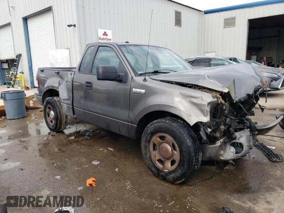 2007 Ford F-150 STX with VIN 1FTRF02287KD58465, listed as a Copart auction lot 88449925 with 0 mi miles and Salvage Title. Bid and sale history available at carsss.com. Image 4.