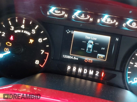2018 Ford F-150 XL with VIN 1FTMF1CB2JKC47707, listed as a IAAI auction lot 41231081 with 120,804 mi miles. Bid and sale history available at carsss.com. Image 16.