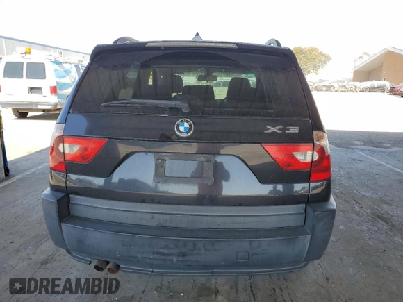2005 BMW X3 3.0i z VIN WBXPA93435WD11740, wystawiony jako Copart lot #52363245 z przebiegiem 186 596 mil mil oraz Szkoda całkowita • Salvage title. Historia ofert i sprzedaży dostępna na DreamBid. Obrazek 6.