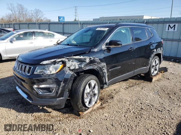 2020 Jeep Compass High Altitude с VIN 3C4NJDCB7LT233906, выставлен на аукционе Copart как лот 52922995 с пробегом 39 980 миль миль и Списание • Salvage title. История ставок и продаж доступна на DreamBid. Изображение 1.