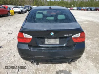 2007 BMW 3 Series 335i with VIN WBAVB735X7FV75212, listed as a Copart auction lot 46341525 with 238,383 mi miles and Salvage Title. Bid and sale history available at carsss.com. Image 6.
