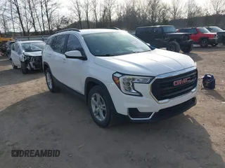 2022 GMC Terrain SLE z VIN 3GKALMEV1NL224979, wystawiony jako IAAI lot #41600416 z przebiegiem 54 997 mil mil oraz . Historia ofert i sprzedaży dostępna na DreamBid. Obrazek 1.