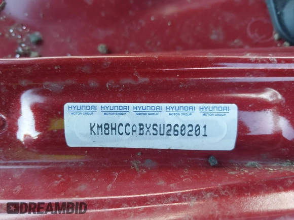 2025 Hyundai Kona SEL Convenience with VIN KM8HCCABXSU260201, listed as a IAAI auction lot 41733277 with Not Provided miles and . Bid and sale history available at carsss.com. Image 9.