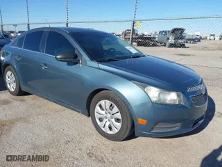 2012 Chevrolet Cruze LS with VIN 1G1PC5SHXC7300896, listed as a IAAI auction lot 42061093 with 114,724 mi miles. Bid and sale history available at carsss.com. Image 1.