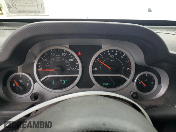 2010 Jeep Wrangler Sport with VIN 1J4AA2D1XAL227397, listed as a Copart auction lot 54003555 with 158,026 mi miles and Clean Title. Bid and sale history available at carsss.com. Image 9.