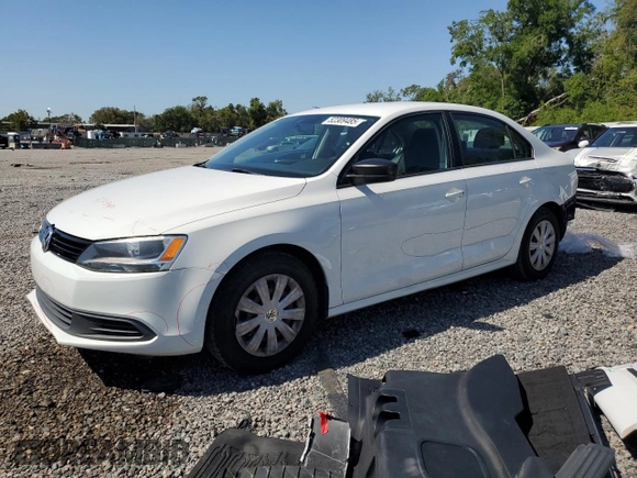 2014 Volkswagen Jetta Sedan S with VIN 3VW1K7AJ9EM437463, listed as a Copart auction lot 52309485 with 168,970 mi miles and Non Repairable. Bid and sale history available at carsss.com. Image 1.