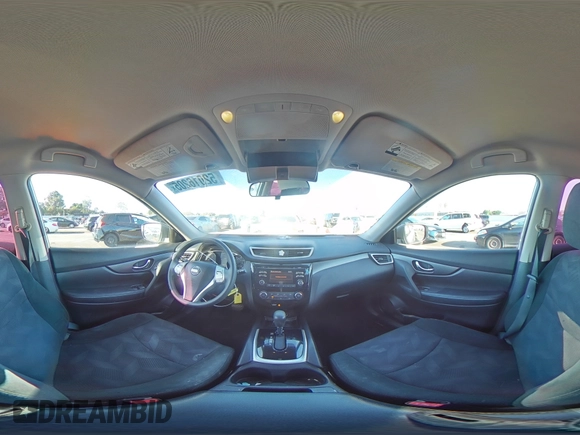 2016 Nissan Rogue S with VIN 5N1AT2MT7GC852541, listed as a Copart auction lot 52016205 with 78,005 mi miles and Salvage Title. Bid and sale history available at carsss.com. Image 14.