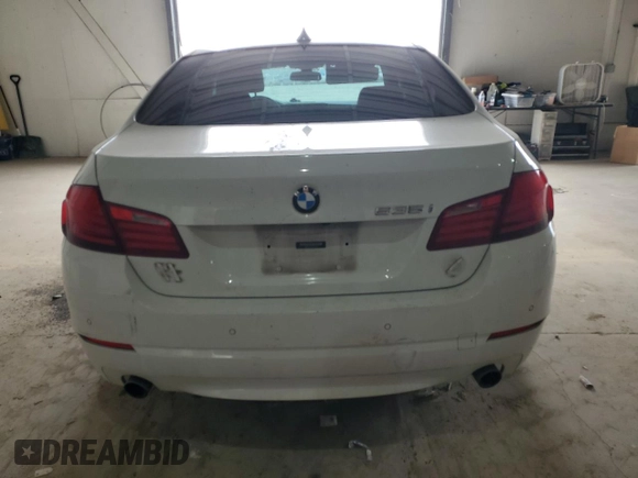 2012 BMW 5 Series 535i xDrive with VIN WBAFU7C53CDU64313, listed as a Copart auction lot 46870845 with Not Provided miles and Salvage Title. Bid and sale history available at DreamBid. Image 6.