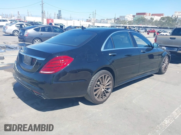 2016 Mercedes-Benz S 550 with VIN WDDUG8CB4GA225993, listed as a IAAI auction lot 41818925 with 72,053 mi miles and . Bid and sale history available at carsss.com. Image 4.
