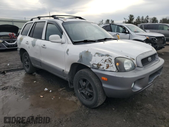 2002 Hyundai Santa Fe with VIN KM8SB12B92U269905, listed as a Copart auction lot 43964245 with 314,749 mi miles and Salvage Title. Bid and sale history available at carsss.com. Image 4.