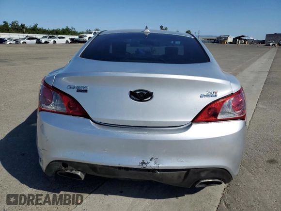 2011 Hyundai Genesis Coupe with VIN KMHHT6KD6BU059087, listed as a Copart auction lot 57665315 with 122,763 mi miles and Salvage title. Bid and sale history available at DreamBid. Image 6.