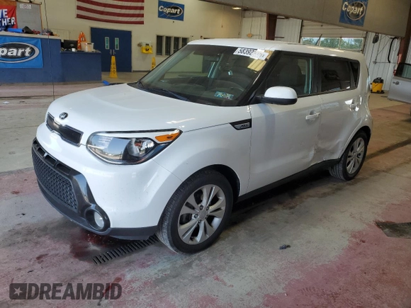 2016 Kia Soul + z VIN KNDJP3A57G7295191, wystawiony jako Copart lot #58392315 z przebiegiem 142 671 mil mil oraz Szkoda całkowita • Salvage title. Historia ofert i sprzedaży dostępna na DreamBid. Obrazek 1.