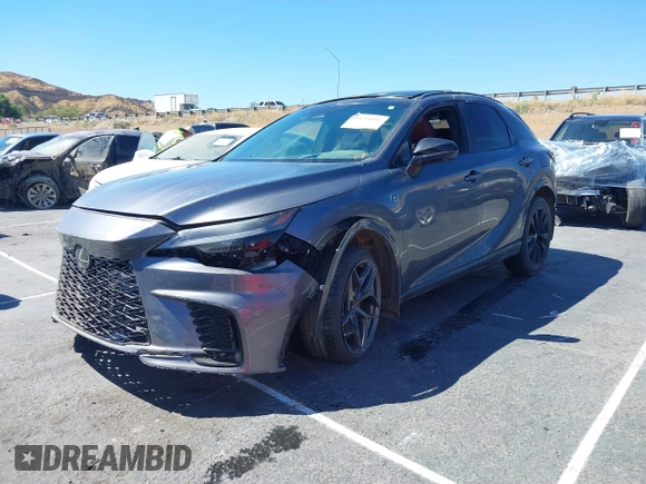 2023 Lexus RX 500h F Sport Performance with VIN 2T2BCMEA6PC006969, listed as a IAAI auction lot 40154592 with Not provided miles and . Bid and sale history available at DreamBid. Image 16.