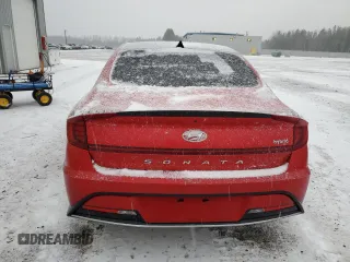 2020 Hyundai Sonata Hybrid Ultimate with VIN KMHL34JJ1LA010906, listed as a Copart auction lot 83382954 with 177,537 mi miles and Clean Title. Bid and sale history available at carsss.com. Image 6.