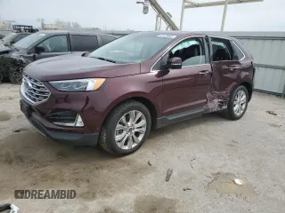 2020 Ford Edge Titanium with VIN 2FMPK4K95LBA95892, listed as a Copart auction lot 51459065 with 106,038 mi miles and Salvage Title. Bid and sale history available at carsss.com. Image 1.