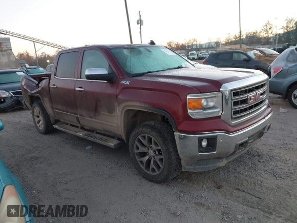 2015 GMC Sierra 1500 SLT with VIN 3GTU2VEJ9FG401660, listed as a IAAI auction lot 40648231 with 155,624 mi miles and . Bid and sale history available at DreamBid. Image 1.