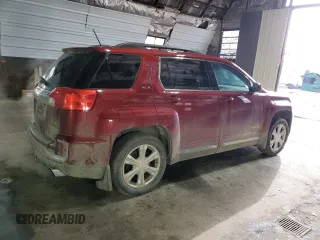 2017 GMC Terrain SLE with VIN 2GKFLTE37H6186164, listed as a Copart auction lot 47924765 with 56,129 mi miles and Salvage Title. Bid and sale history available at carsss.com. Image 3.