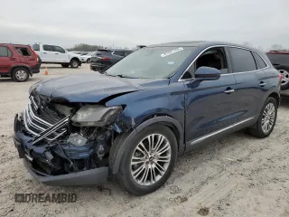 2017 Lincoln MKX Reserve with VIN 2LMPJ8LR6HBL22365, listed as a Copart auction lot 87891455 with 60,871 mi miles and Salvage Title. Bid and sale history available at carsss.com. Image 1.