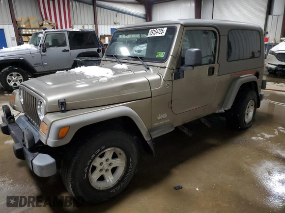 2005 Jeep Wrangler Unlimited with VIN 1J4FA44S15P315988, listed as a Copart auction lot 89154725 with 127,309 mi miles and Salvage Title. Bid and sale history available at carsss.com. Image 1.