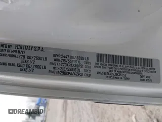 2018 Ram ProMaster City Cargo Van Tradesman with VIN ZFBERFAB5J6K35252, listed as a IAAI auction lot 41745960 with 108,100 mi miles. Bid and sale history available at carsss.com. Image 9.