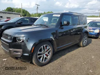 2021 Land Rover Defender with VIN SALEX7RU7M2038165, listed as a Copart auction lot 65422644 with 24,207 mi miles and Salvage title. Bid and sale history available at DreamBid. Image 1.