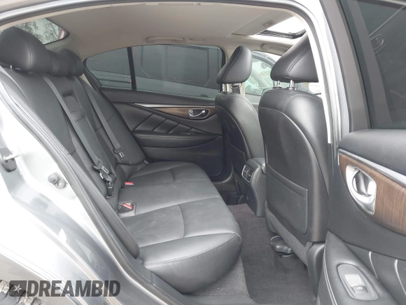 2019 Infiniti Q50 Luxe with VIN JN1EV7AR6KM550265, listed as a IAAI auction lot 42171598 with 56,612 mi miles and . Bid and sale history available at DreamBid. Image 8.