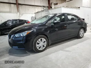 2021 Nissan Versa S with VIN 3N1CN8DV2ML911008, listed as a Copart auction lot 61305885 with 64,152 mi miles and Salvage title. Bid and sale history available at DreamBid. Image 1.