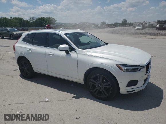 2018 Volvo XC60 Momentum with VIN YV4102RK3J1028422, listed as a Copart auction lot 54896185 with Not Provided miles and Salvage Title. Bid and sale history available at DreamBid. Image 4.
