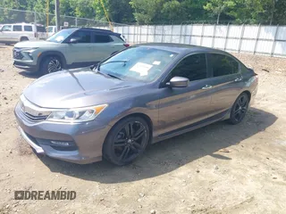 2016 Honda Accord Sport with VIN 1HGCR2F55GA095341, listed as a IAAI auction lot 42475410 with 154,470 mi miles and . Bid and sale history available at DreamBid. Image 2.
