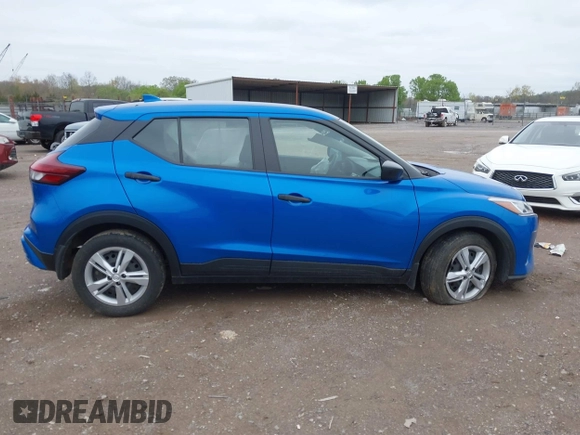 2021 Nissan Kicks S with VIN 3N1CP5BV7ML529374, listed as a IAAI auction lot 41922385 with 21,433 mi miles and . Bid and sale history available at carsss.com. Image 13.