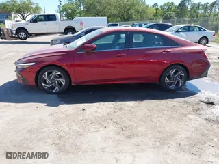 2025 Hyundai Elantra SEL Convenience with VIN KMHLS4DG6SU904397, listed as a IAAI auction lot 41837991 with 2,083 mi miles. Bid and sale history available at carsss.com. Image 14.