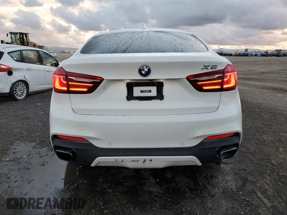 2016 BMW X6 sDrive35i with VIN 5UXKU0C58G0F93560, listed as a Copart auction lot 78470023 with 81,222 mi miles. Bid and sale history available at carsss.com. Image 6.