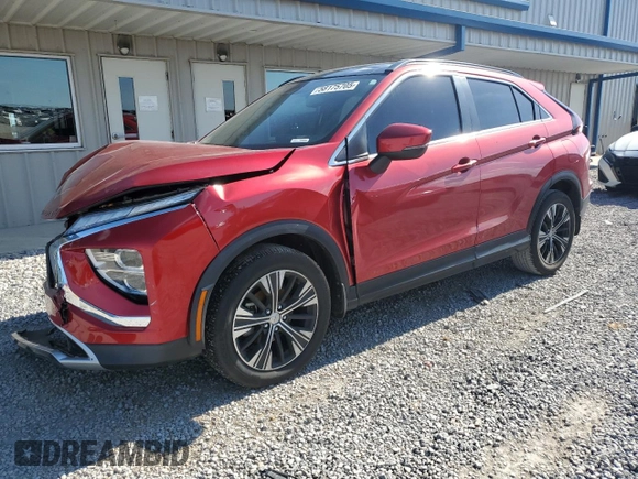 2022 Mitsubishi Eclipse Cross SE with VIN JA4ASWAA4NZ049837, listed as a Copart auction lot 58175705 with 35,459 mi miles and Salvage title. Bid and sale history available at DreamBid. Image 1.