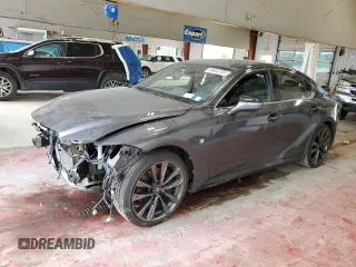 2021 Lexus IS 350 F Sport z VIN JTHGZ1E20M5022902, wystawiony jako Copart lot #59659705 z przebiegiem 59 949 mil mil oraz Szkoda całkowita • Salvage title. Historia ofert i sprzedaży dostępna na DreamBid. Obrazek 1.