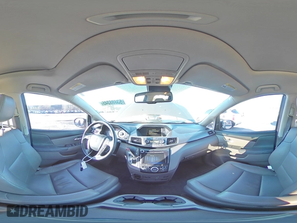2015 Honda Odyssey Touring Elite with VIN 5FNRL5H94FB037299, listed as a Copart auction lot 53886345 with 109,032 mi miles and Salvage Title. Bid and sale history available at DreamBid. Image 16.