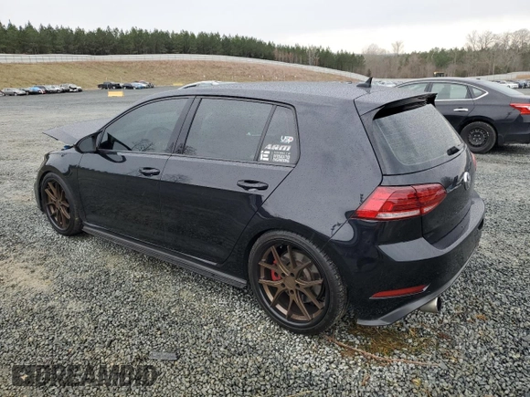 2019 Volkswagen Golf GTI S with VIN 3VW6T7AU3KM037522, listed as a Copart auction lot 43960804 with 40,397 mi miles. Bid and sale history available at carsss.com. Image 2.